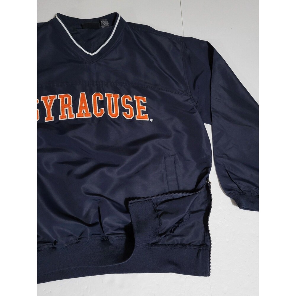 (#6) Syracuse Pullover Jacket Mens Large Blue Windbreaker Size Men's Large - Picture 4 of 8